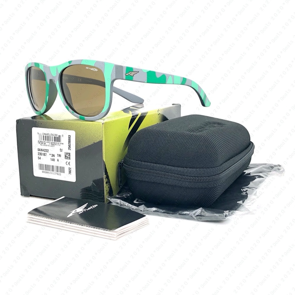 Arnette Class Act AN4222 235187 54mm Matte Camo Green Sunglasses